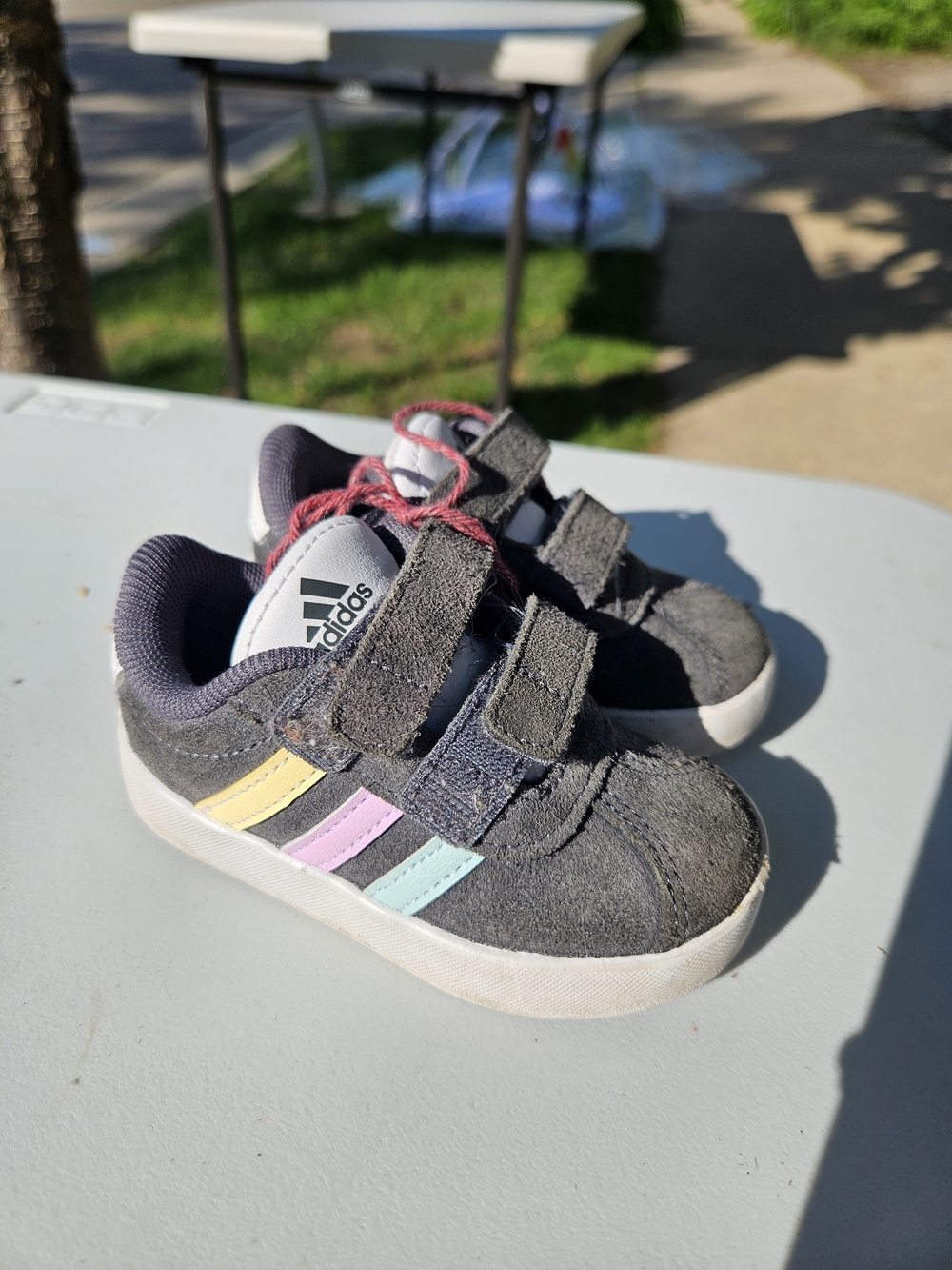 Adidas Toddler Shoes, Size 5